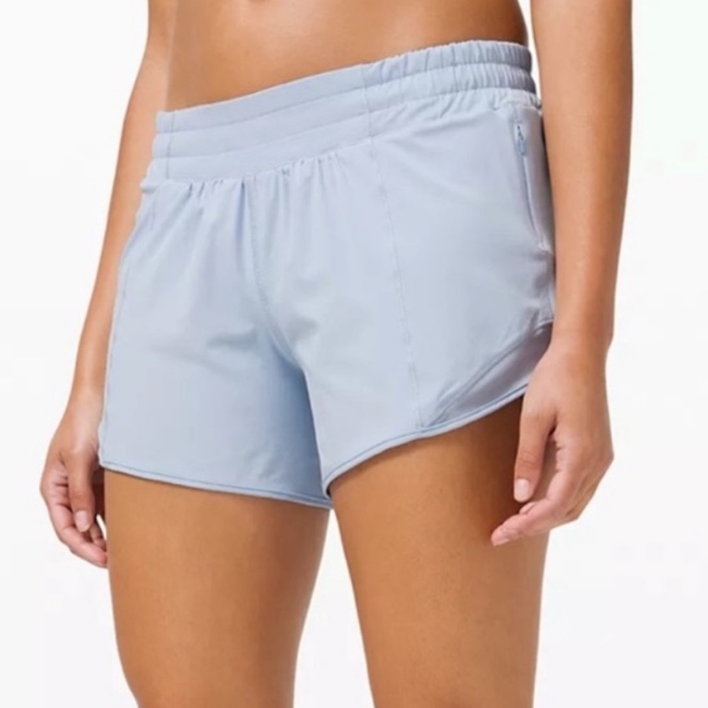 Lululemon Light Blue Hotty Hot Shorts